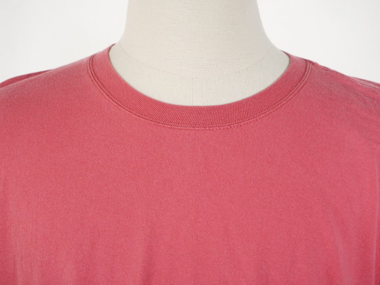 Vintage Chic Plus Solid Dusty Pepto-Bismol Pink T-Shirt 3XL | Etsy