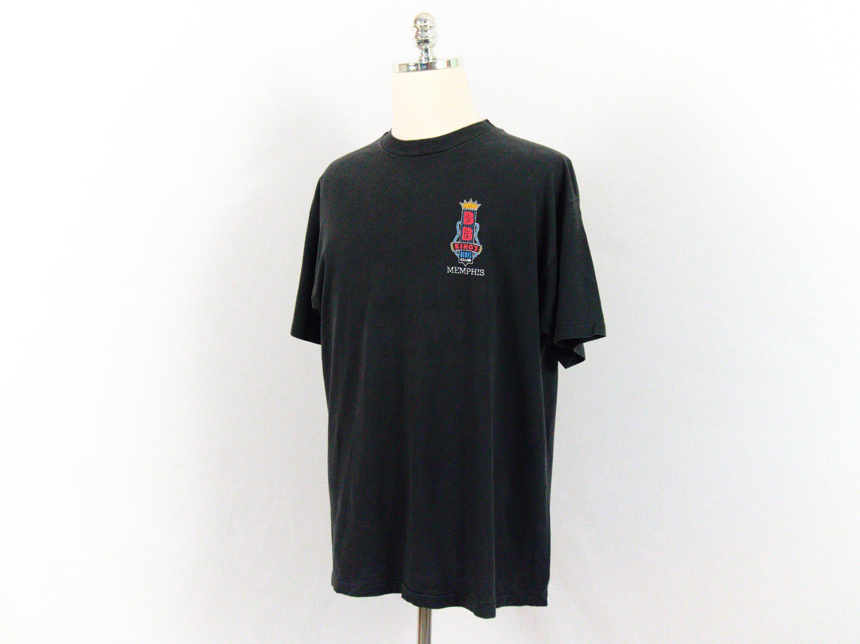 Vintage BB Kings Blues Club Memphis Black T-shirt Large/x-large