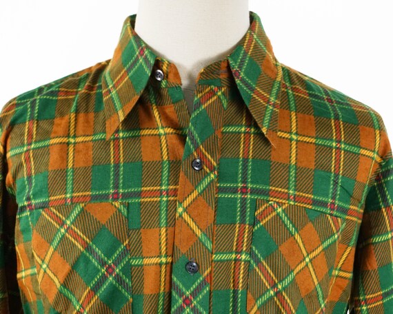 Vintage Royal Choice Green Brown Red Yellow Plaid… - image 2