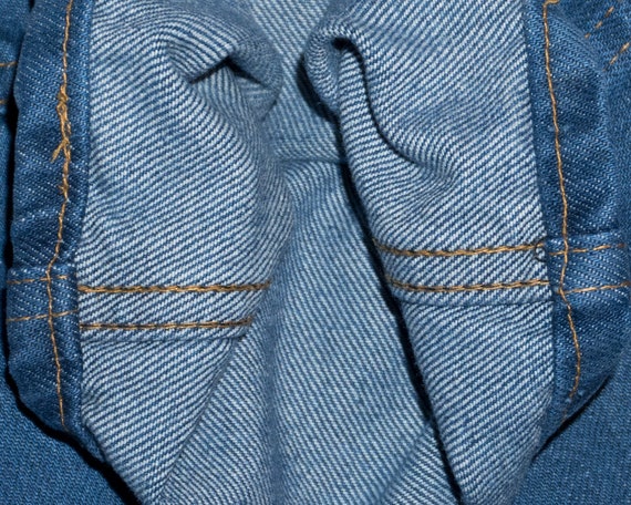 Vintage Roebucks Denim Jeans Medium Blue 32x30 - image 3