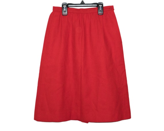 Vintage Pendleton Petite Fitted Solid Cherry True… - image 6