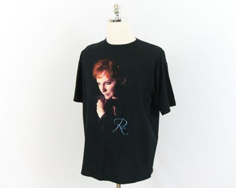 Vintage Reba Tour 1999 Black Photo T-Shirt X-Large Reba McEntire Country Music All Sport Starstruck Entertainment