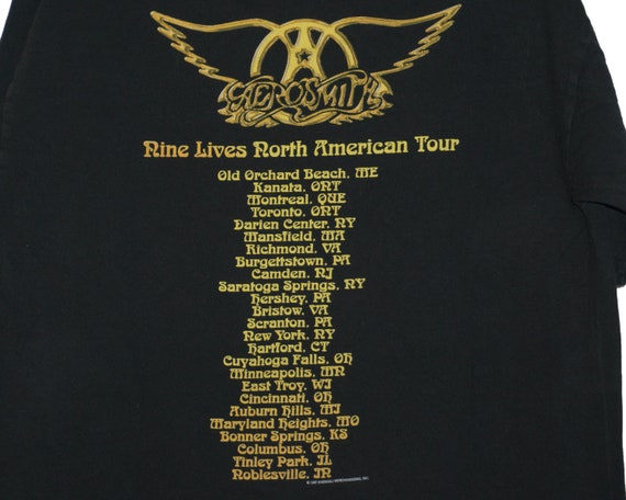 Vintage Aerosmith Nine Lives North American Tour … - image 5