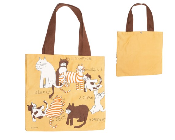 Vintage Free Lance 1978 Cat Tote A Country Cat A B