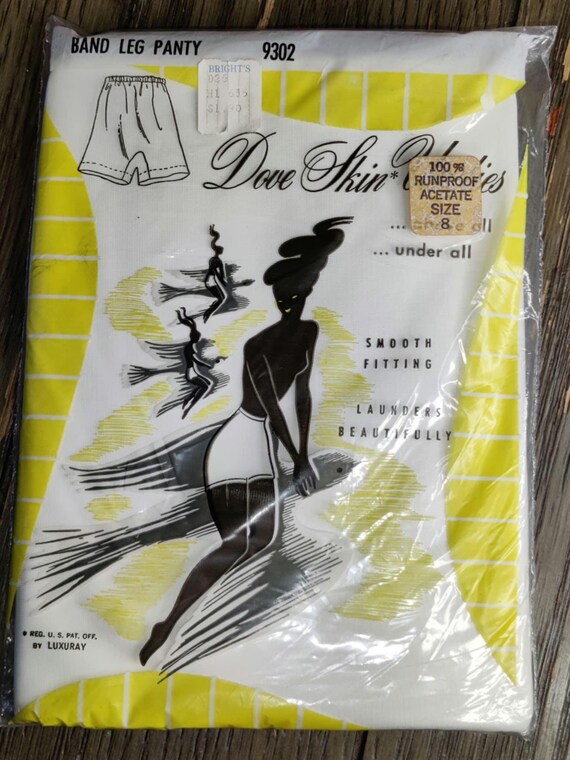 NIP Dove Soft Undies Size 8 Soft Silky Ranyon Ban… - image 1