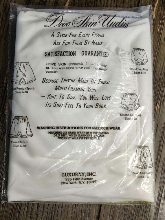 NIP Dove Soft Undies Size 8 Soft Silky Ranyon Ban… - image 2