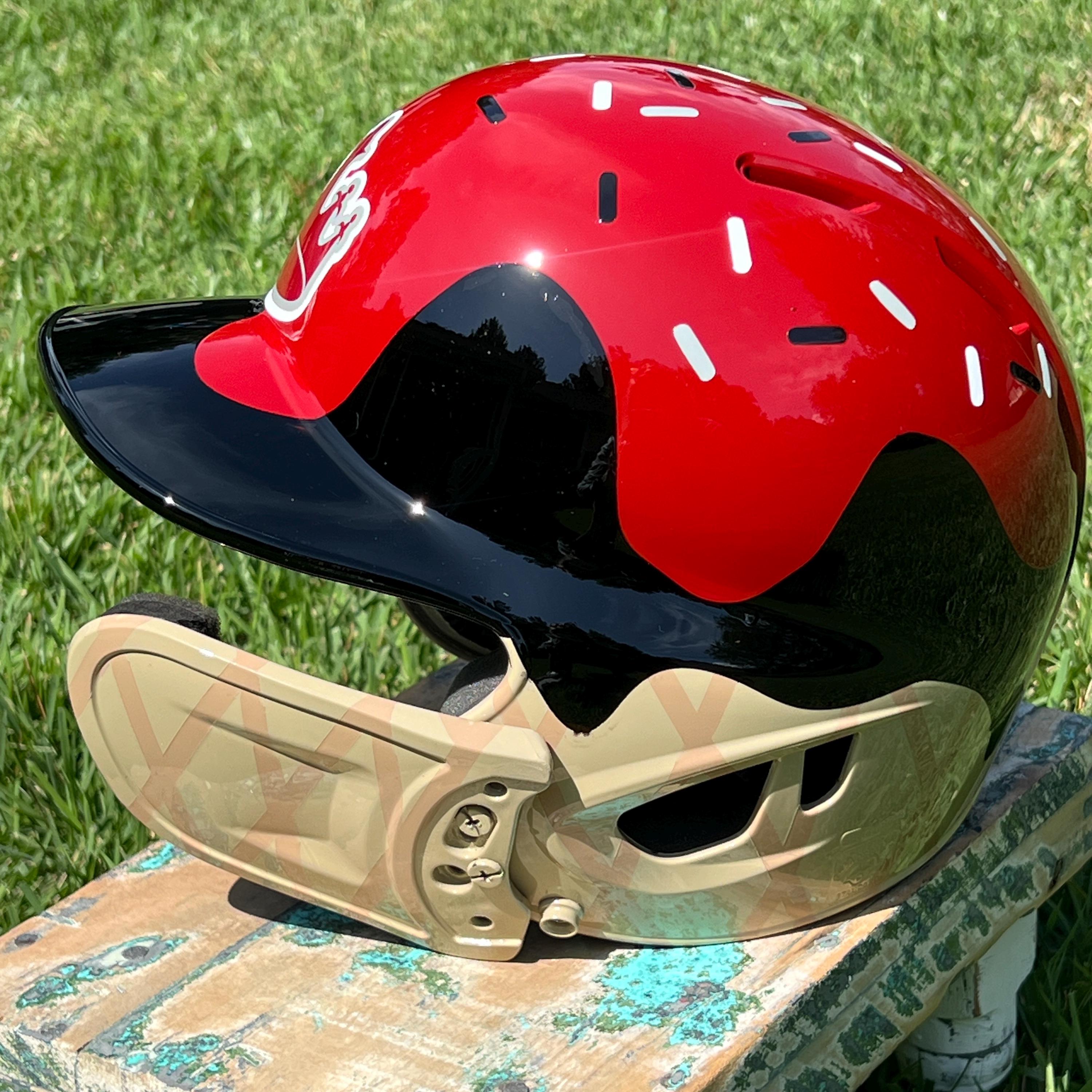 Ice Cream Drip Baseball Helmet