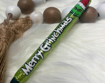 Merry Grinchmas - Glitter Pen - Green