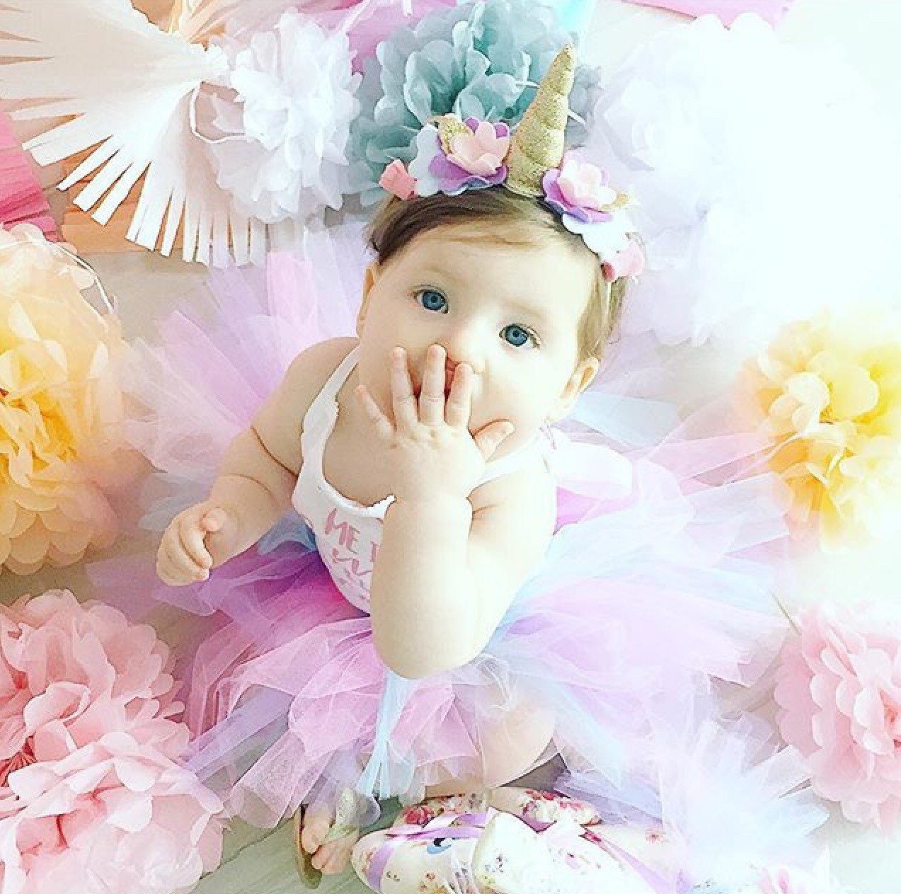 Unicorn 1st Birthday Outfit Unicorn Birthday First