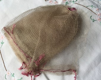 Antique French Metal Mesh Sachet Pouch