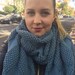 Crochet Scarf Pattern: Harlequin bobble pattern - Instant download