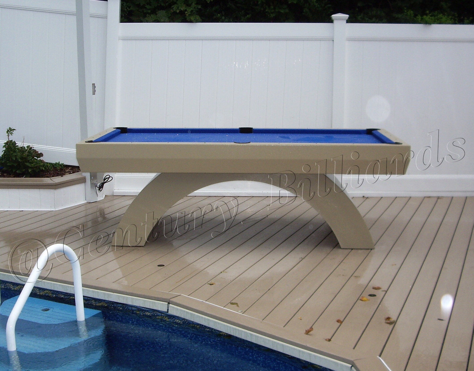Custom Rainbow Outdoor Pool Table Etsy