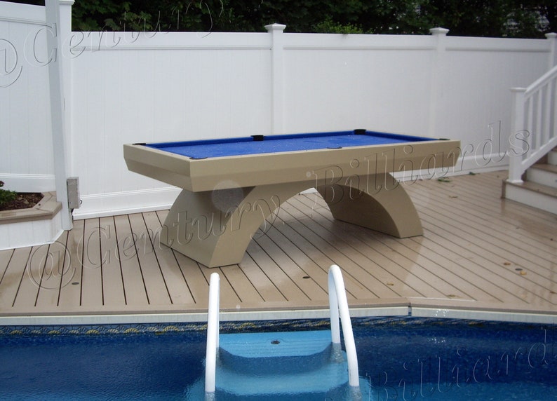 Custom Rainbow Outdoor Pool Table Etsy
