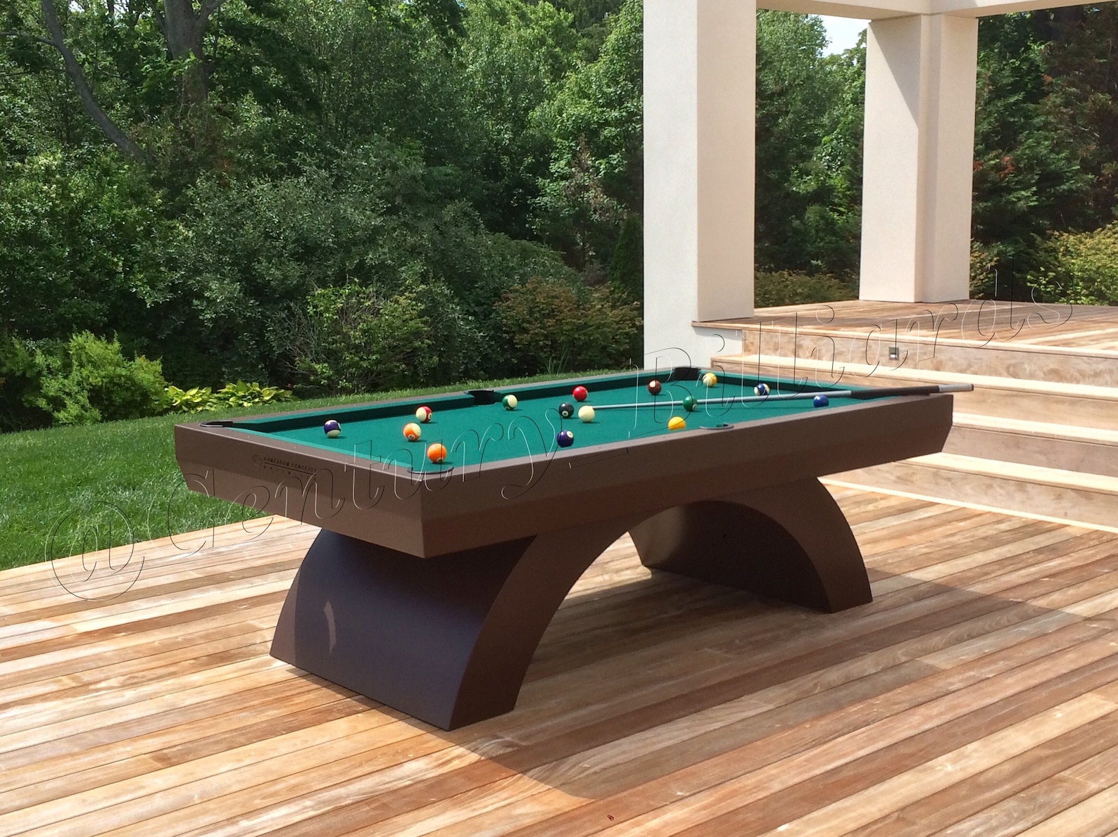 Custom Rainbow Outdoor Pool Table Etsy