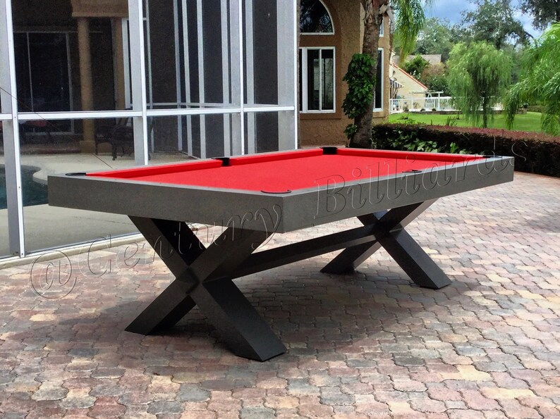 The Custom Wolverine Outdoor Pool Table Etsy Canada