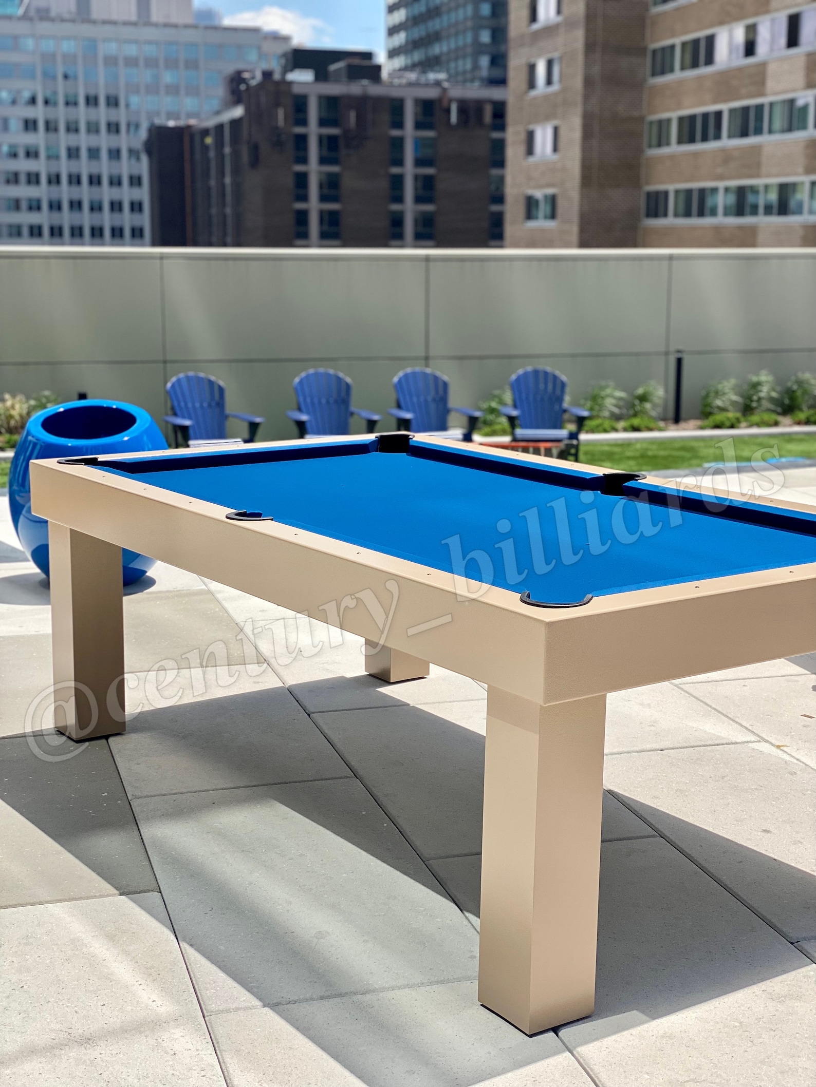 Metropolitan Outdoor Pool Table - Etsy