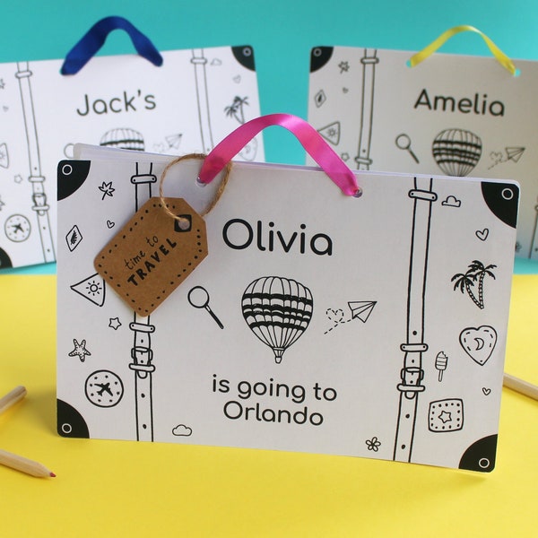 Personalised Travel Kit for Kids Etsy UK