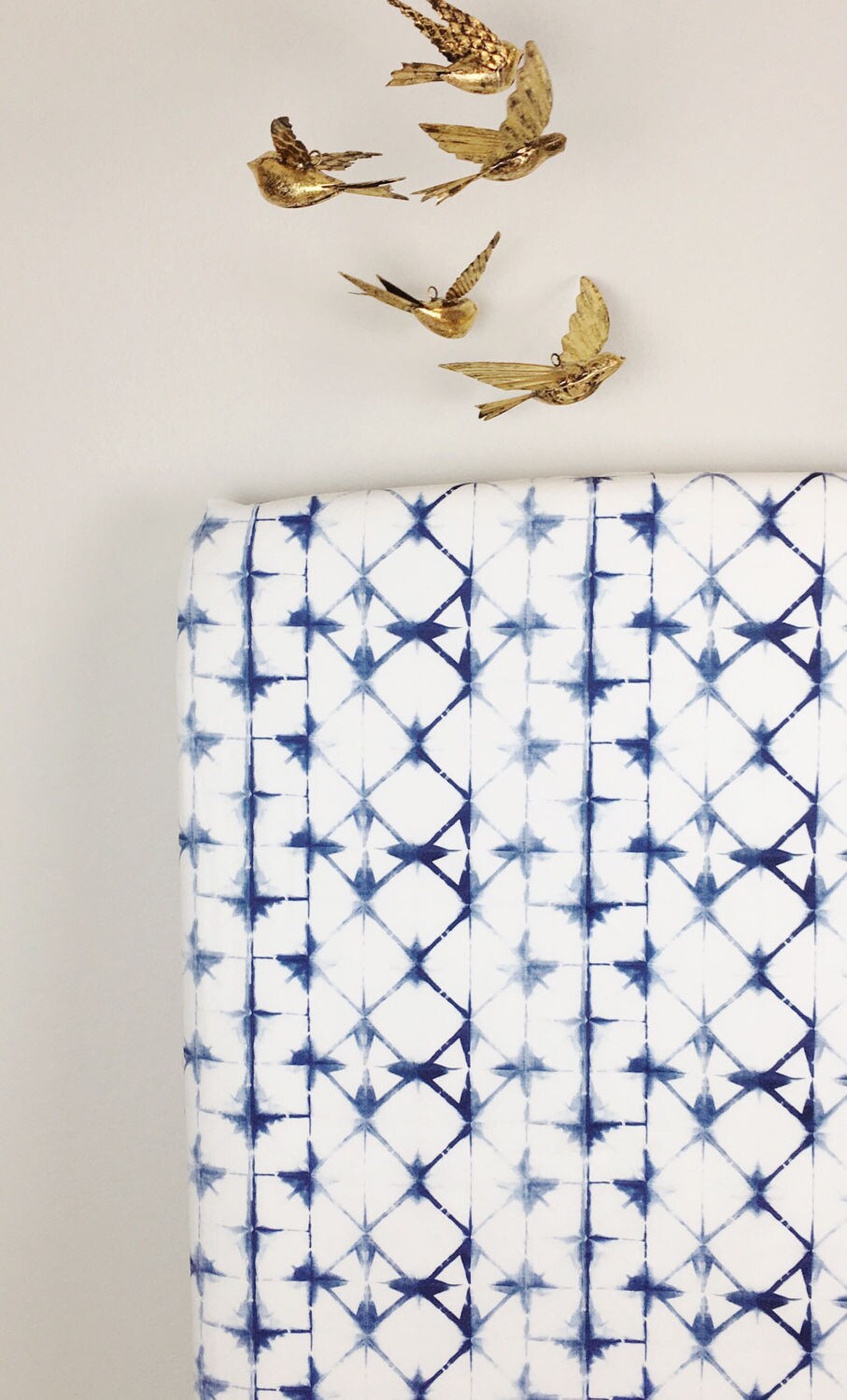 Crib Sheet & More MADE TO ORDER Indigo Blue Shibori / Organic Etsy