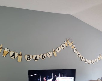 a baby is brewing , diaper party, beers and diapers baby shower, beer baby shower, baby shower for guys, mens baby shower