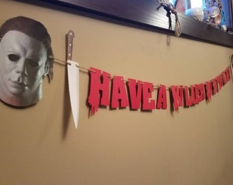 Friday The 13th Party Decorations Have A Killer Birthday Etsy
