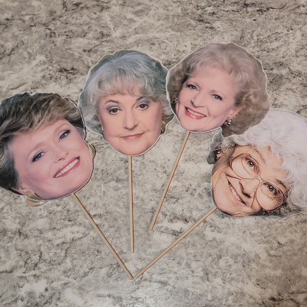 Golden girls photo props, Golden Girls Party Supplies, Birthday Party Decor for Women, Bridal Shower Themed Party, 40th birthday