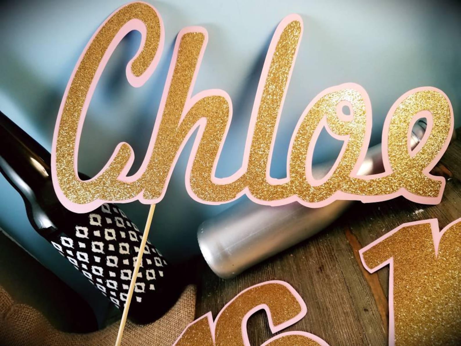 Custom Birthday Decorations Name Prop Sweet 16 Party Etsy