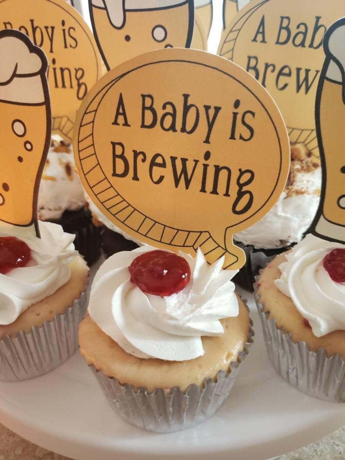 A Baby is Brewing Diaper Party Beers and Diapers Baby Etsy