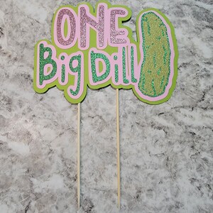 Funny Pickle Theme Cupcake Topper 36PCS Kind Of A Big Deal Cake Topper Kind Of A Big Dill Cake Decorations Pickle Party Decor For Kids Boys Girls 1st 2nd 3rd Birthday Baby Shower Party Supplies