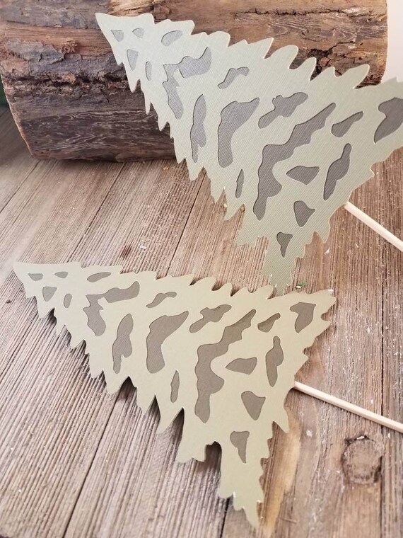 Woodland Baby Shower Photo Booth Props - 16PC Forest Animals Decorations For Birthday Camping Parties