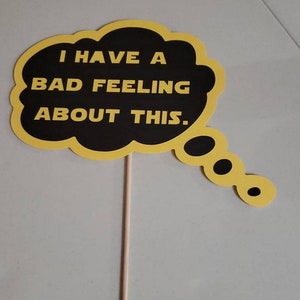 Personalised thought bubble, custom birthday decorations, horror party, custom photo prop, 40th birthday, custom sign 30th birthday, 50th,