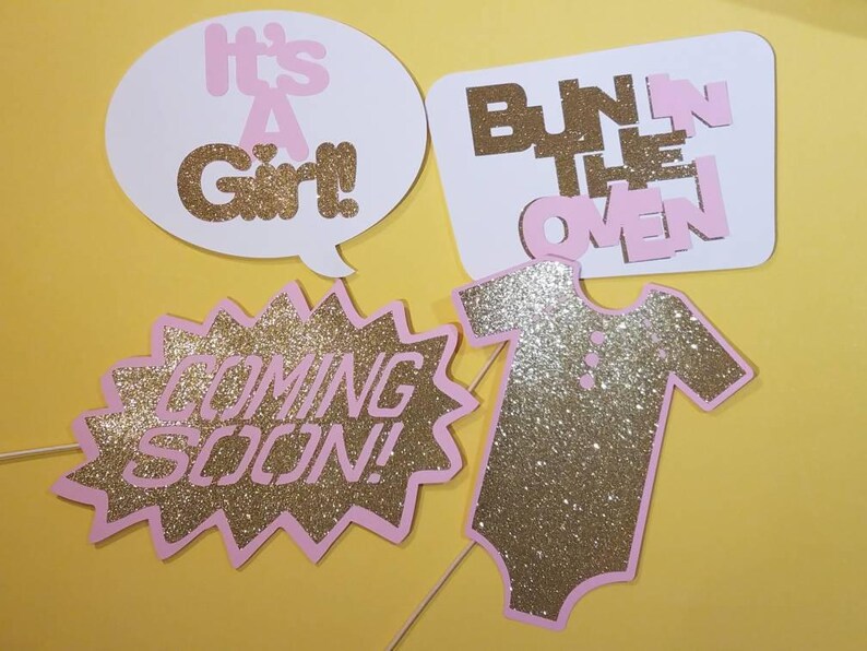 Baby Shower Decorations Girl Pink and Gold Baby Shower Ideas Etsy