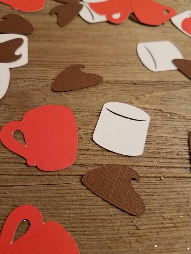 Hot Cocoa Bar Confetti Hot Chocolate Bar Decor Camping Etsy