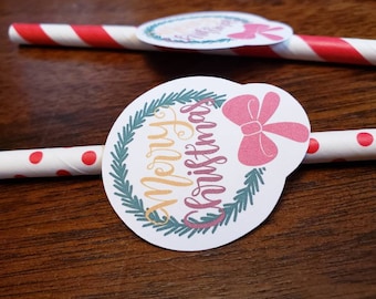 chritmas decoratios, Christmas straws, holiday decorations, christmas party, holiday party decor