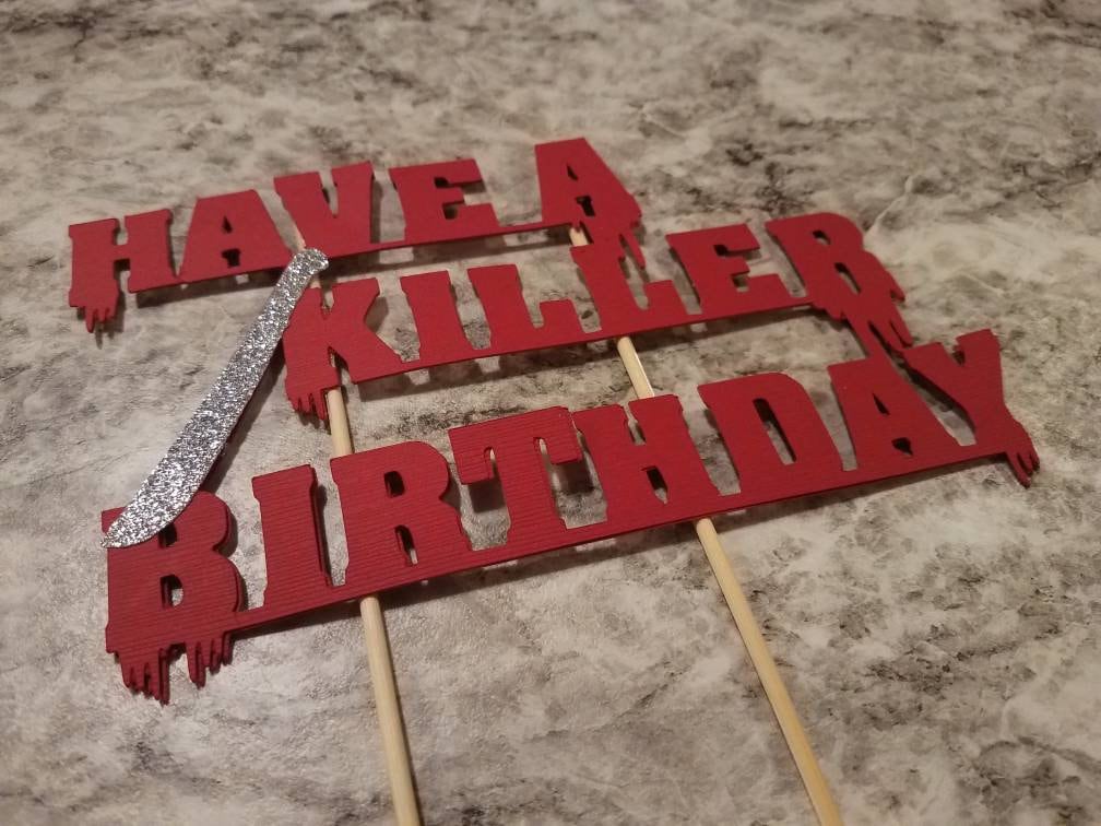 Friday the 13th party decorations Have a killer birthday | Etsy