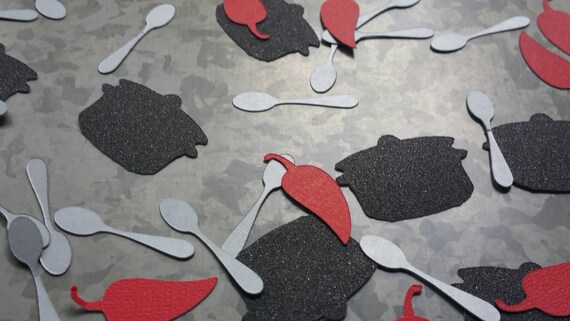 Chili Cook Off Confetti 275 Pieces Cinco De Mayo Chili Etsy