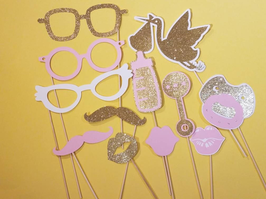 Baby Shower Decorations Girl Pink and Gold Baby Shower Ideas Etsy