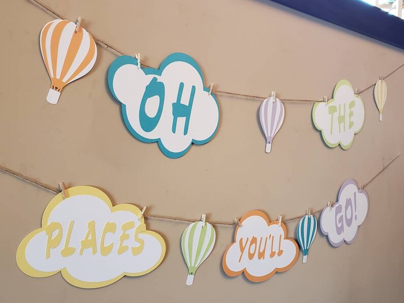 Dr Suess Birthday Oh The Places You Ll Go Birthday Hot Etsy