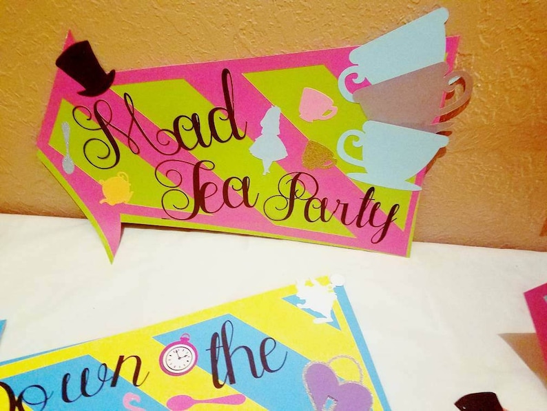 unbirthday tea party decor alice in wonderland decor,alice in wonderland sign tea cup decorations alice in wonderland decorations