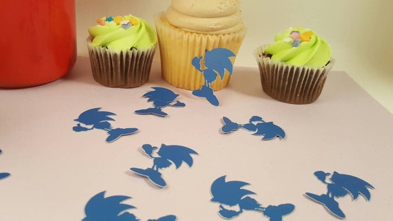 Custom Sonic the Hedgehog Cake Topper, Birthday Cake Topper