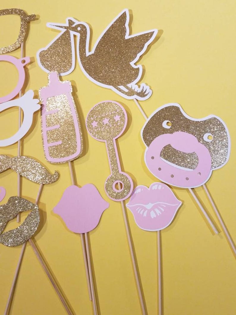 Baby Shower Decorations Girl Pink and Gold Baby Shower Ideas Etsy