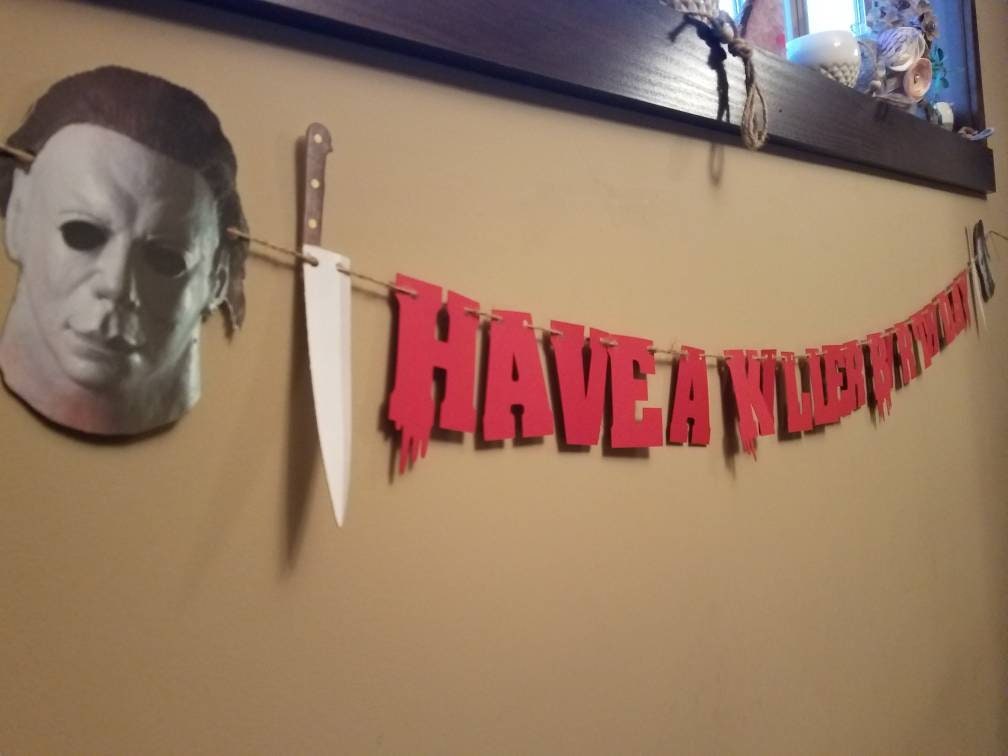 Horror party sale decorations