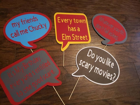 Horror Decorations Party Photo Props Halloween Decor Have Etsy
