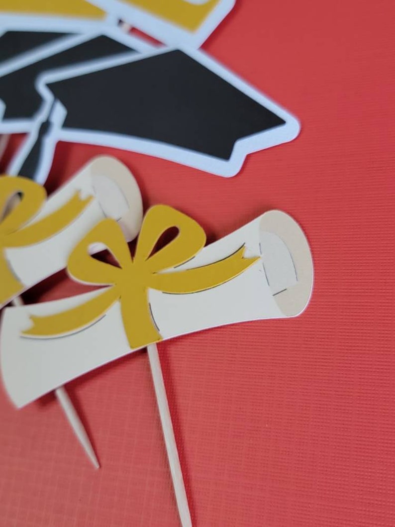 Graduation Cupcake Toppers Graduation Cake Topper Graduation Etsy