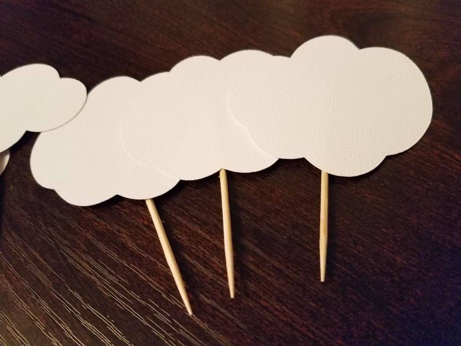 Cloud Cupcake Topper Cloud Baby Shower Oh the Places | Etsy