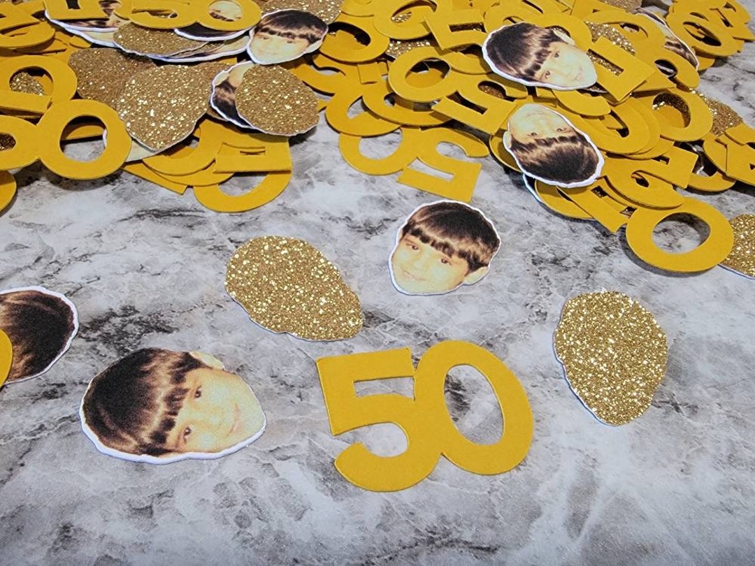 Custom Face Confetti, First Birthday, 21st,30th,50th, Bachelorette, Dog