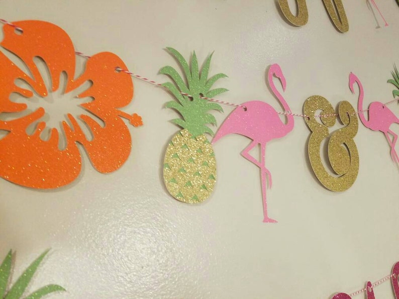 30th birthday tropical party tiki party aloha banner tropical birthday, 30 /& fabulous Hawaiian luau Hawaiian party Luau party banner