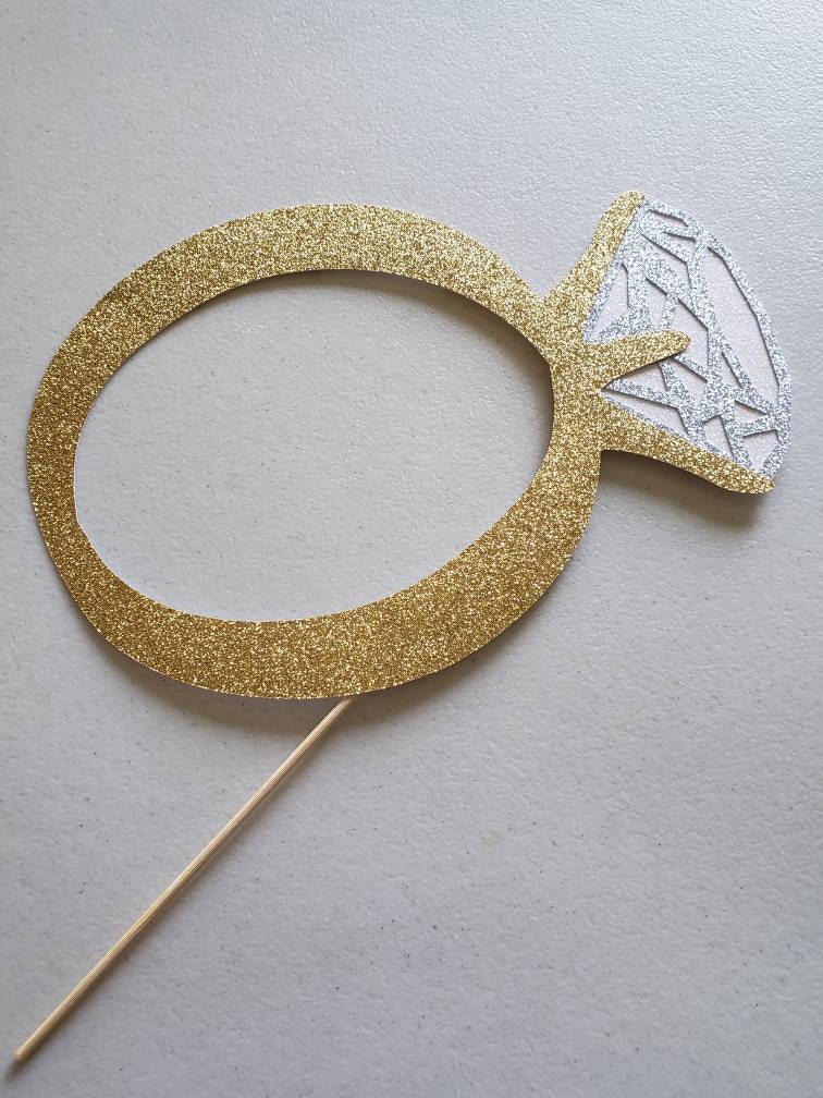 Large Diamond Ring Prop, Bachelorette Party Decor, Engaemnet Party ...