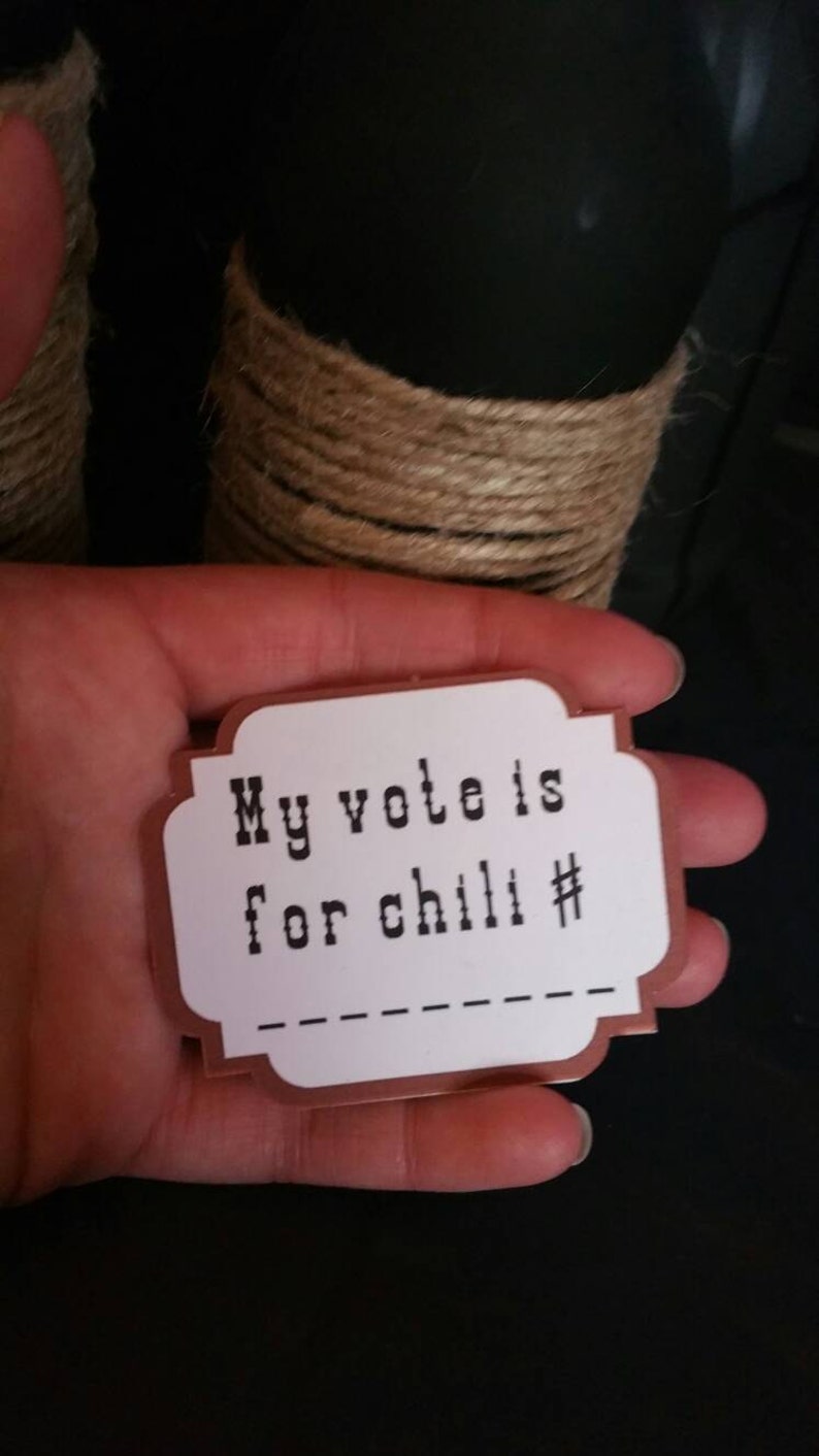 chili cookoff ballot ballot for cook off festa party decor chili cook off  voting cards chili cook off ballot chili party decorations Confetti Paper &  Party Supplies jan-takayama.com