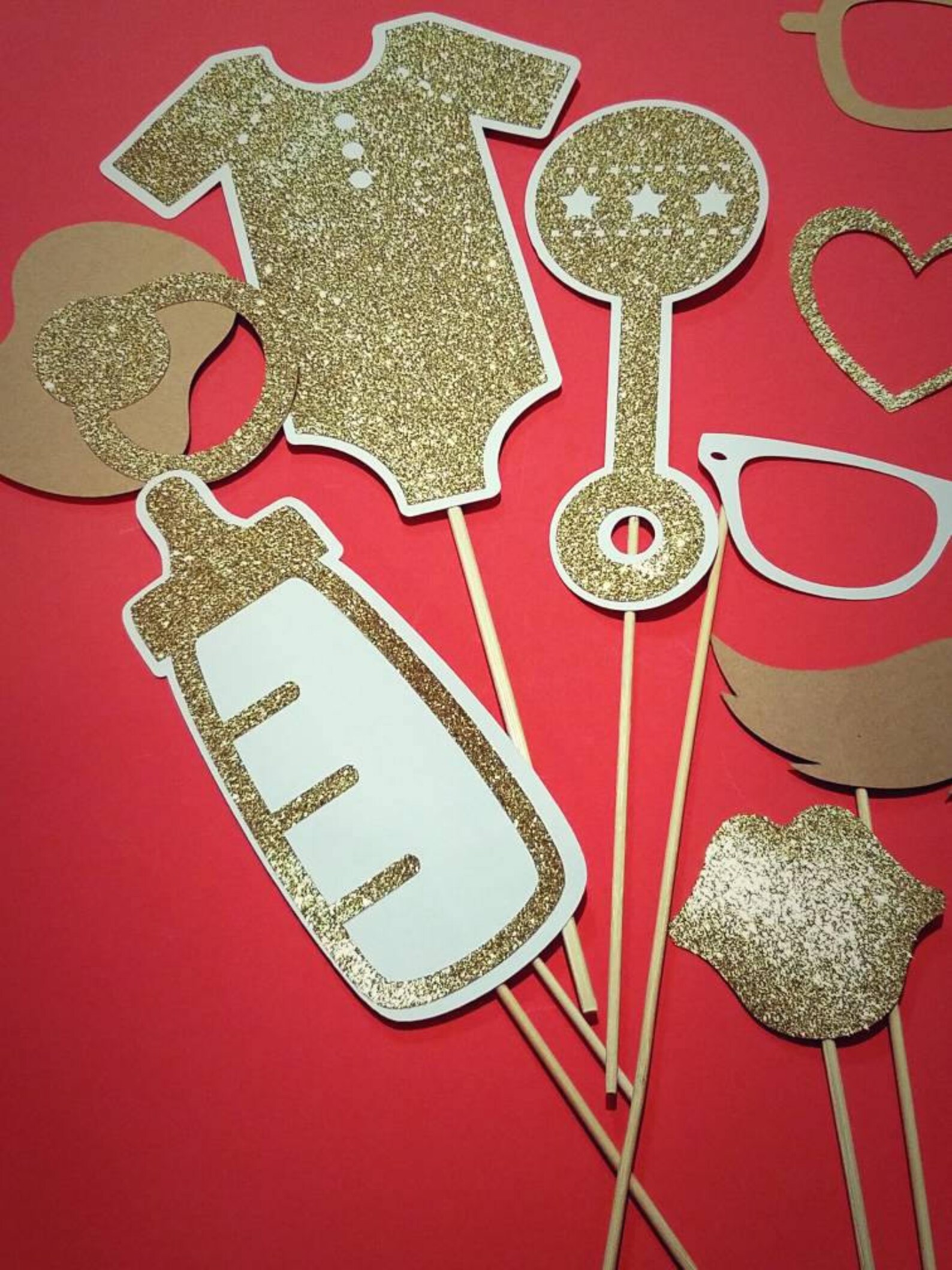 Baby Boy Shower Decorations Baby Shower Photo Booth Props Etsy