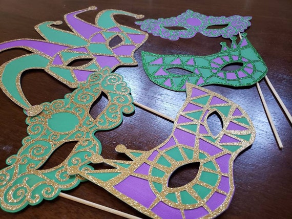Masquerade Mask, New Years Eve Decorations, Mardi Gras Mask, 40th Birthday  Decorations, 60th Birthday, Mardi Gras Decorations, Photo Props 